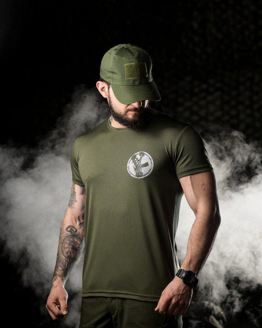 Тактическая потоотводящая футболка Odin  dzen  олива  ВТ6662 Одесса - изображение 4