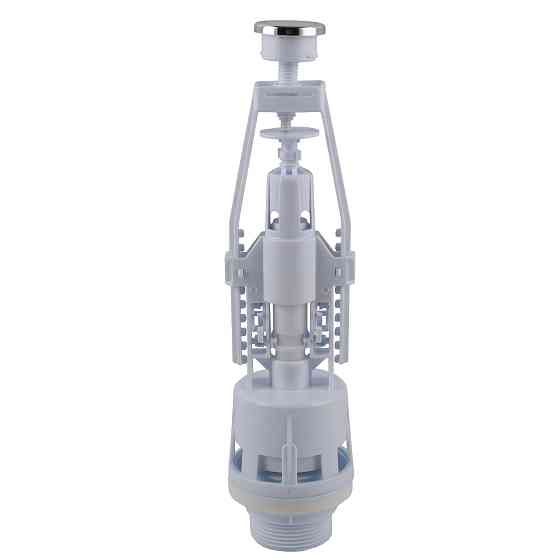 Зливний клапан бачка унітазу OPTIMUM з одним режимом зливу (хромована кнопка) OPTI 0410 Киев