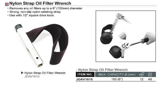 Фильтросъемник нейлонова стрічка TOPTUL d152 мм JDAV1615 Одеса - фото 2