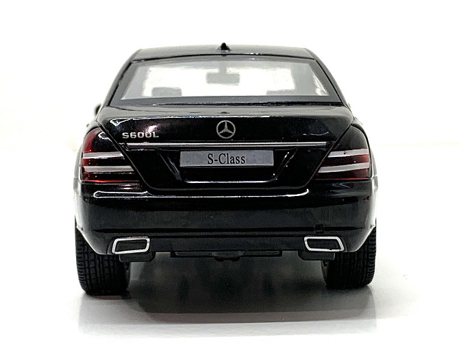 Машина Limo Toy Mercedes S Class інерційна відчиняються двері капот багажник 1:32 Чорна (AS-2705) Чернігів - фото 6