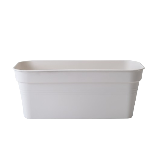 Вазон Глорія балконний 40*18см біла троянда Алеана Житомир - изображение 1