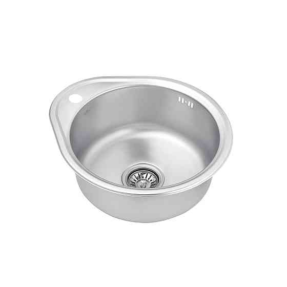 Кухонная мойка  с нержавеющей стали Kroner KRP Satin - 48х43 (0.8 мм) Киев