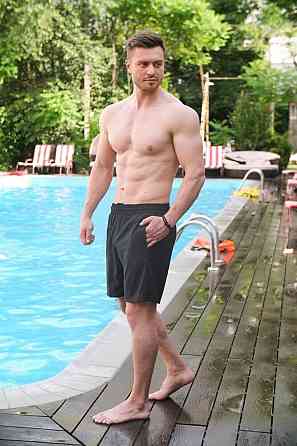 Пляжні шорти чоловічі Pobedov Vocation Black Київ