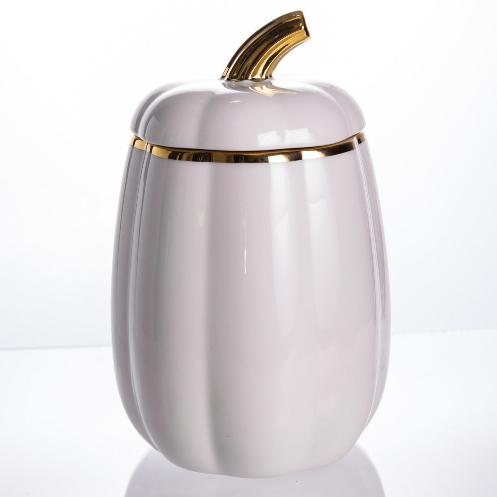 Yiwu Банка для зберігання Гарбуз порцелянова 2 л з кришкою HP-26-4 Коломыя - изображение 4