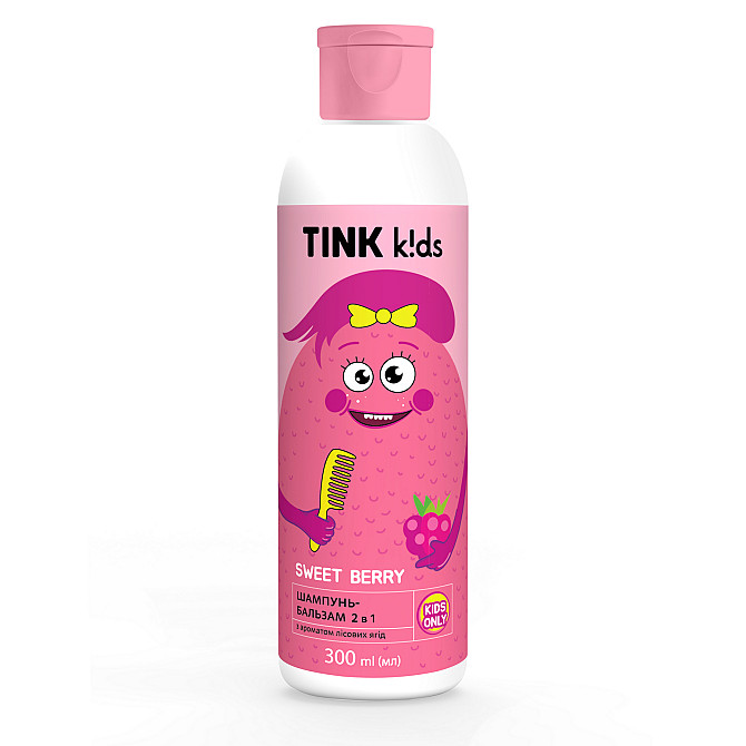 Шампунь-бальзам 2 в1 Sweet Berry kids Tink 300 мл Вінниця - фото 1