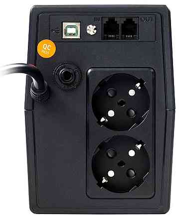 ДБЖ NJOY Horus Plus 600 (PWUP-LI060H1-AZ01B) Lin.int., AVR, 2 x євро, USB, LCD, пластик ( Чорний ) Харьков