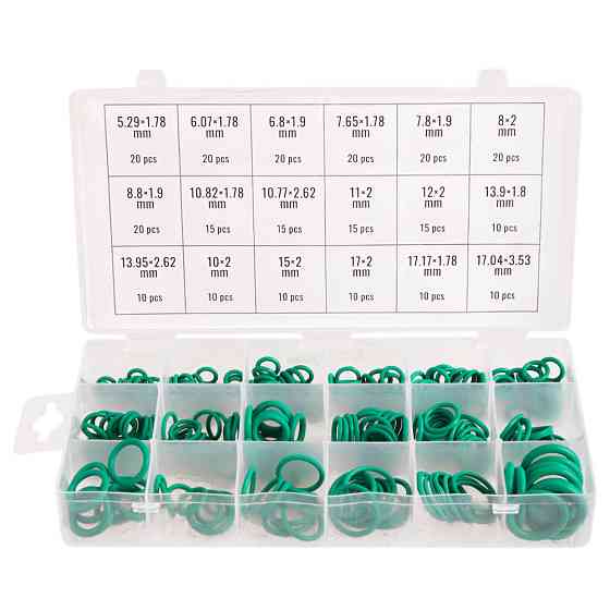 Набір гумових кілець 270 од. (зелені) (НК-5425) Alloid Вінниця