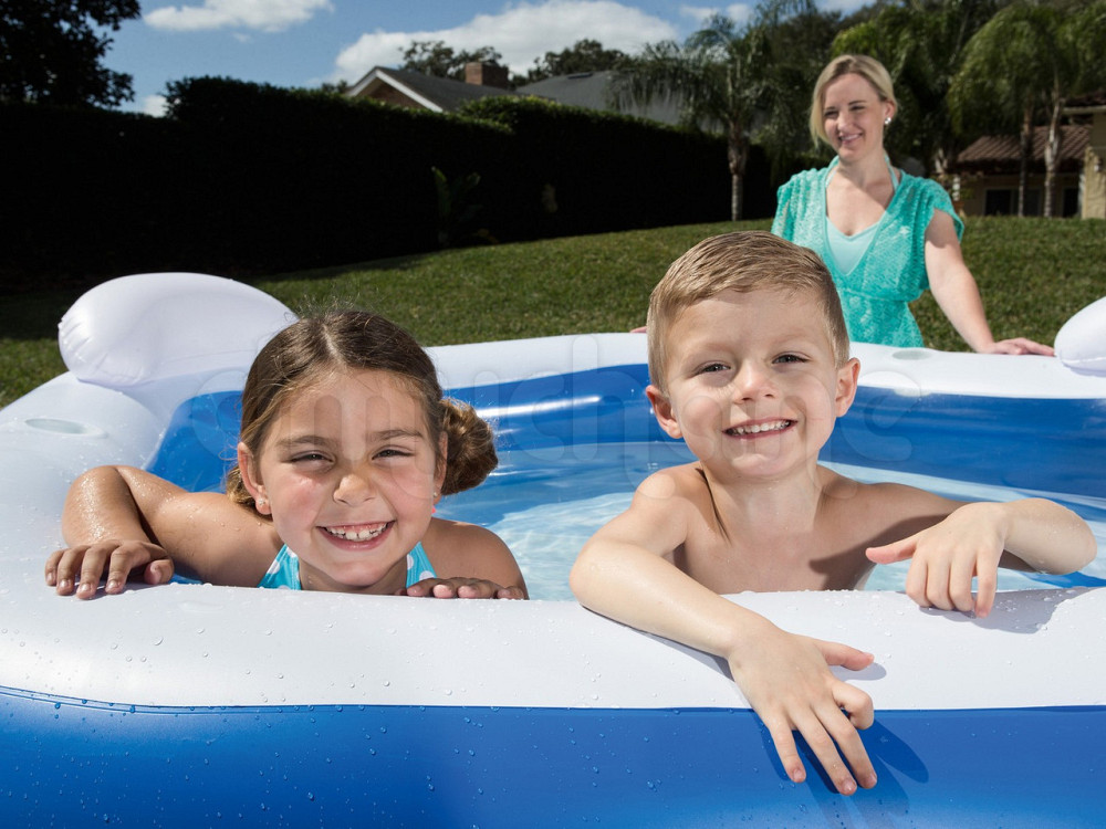 Басейн надувний дитячий Bestway 54153 213x206х69 см Київ - фото 4