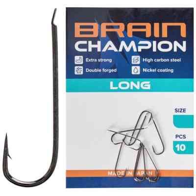 Крючок Brain Champion Long 6 (10 шт/уп) (1858.54.65) Винница