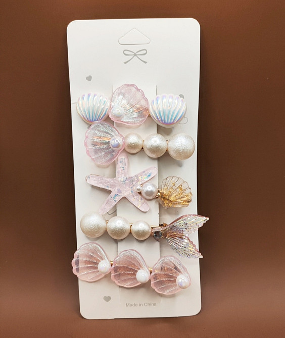 Комплект шпильок "Море" 5 шт Сміла - фото 2