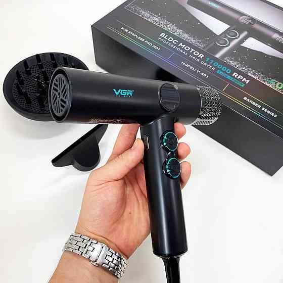 Фен професійний домашній для волосся, Фен-стайлер для сушіння волосся, Хороший потужний фен RS-86 Львів