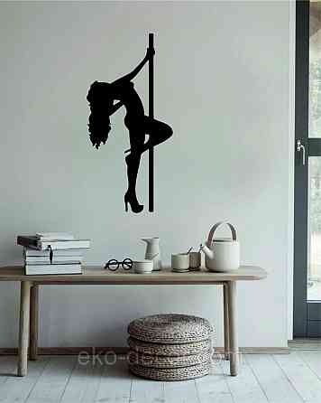 Декоративное настенное Панно «Стриптиз», Декор на стену 110*52 см, Черный Киев