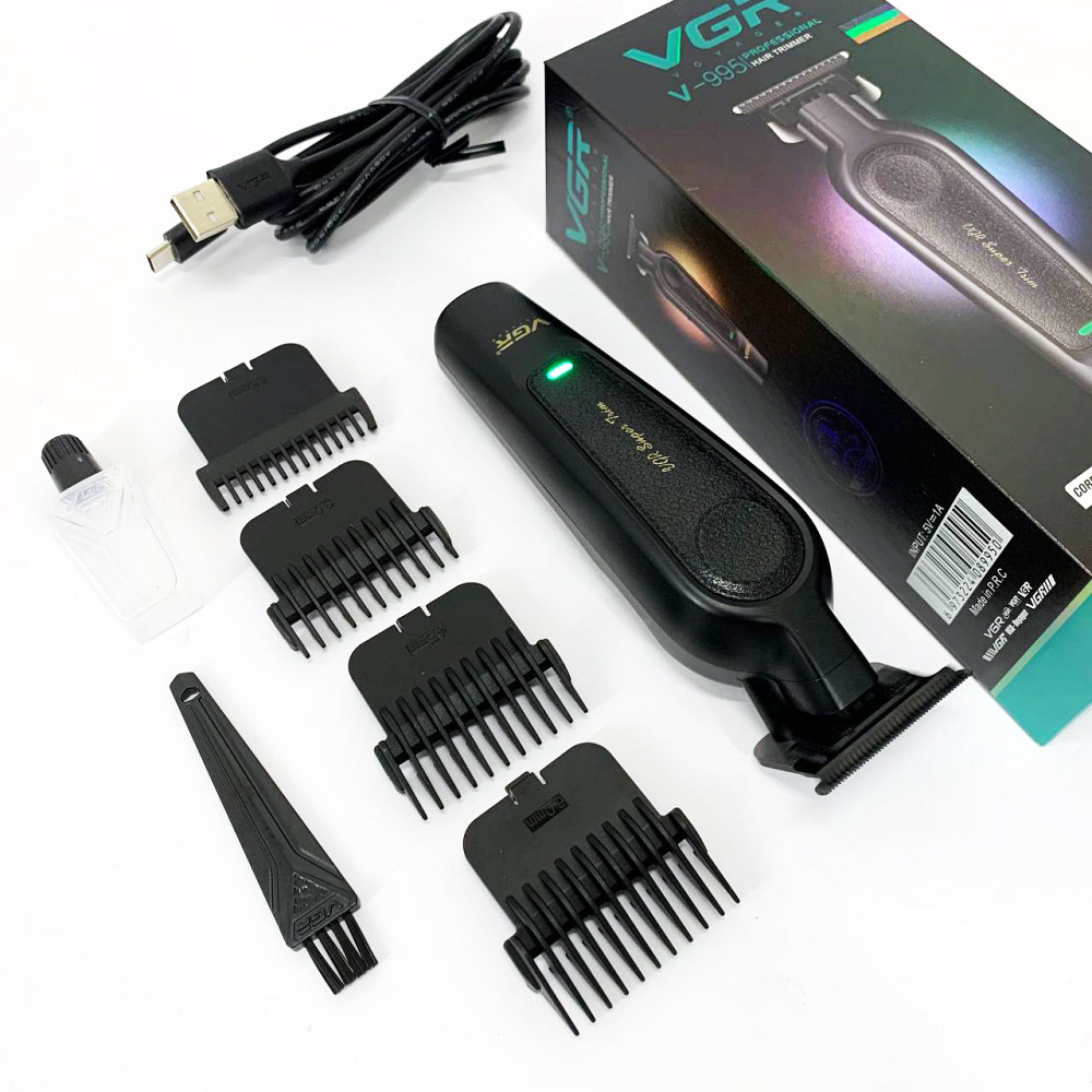 Универсальная машинка для стрижки головы и бороды VGR V-995, Професиональная машинка для стрижки волос CI-75 Львов - изображение 9