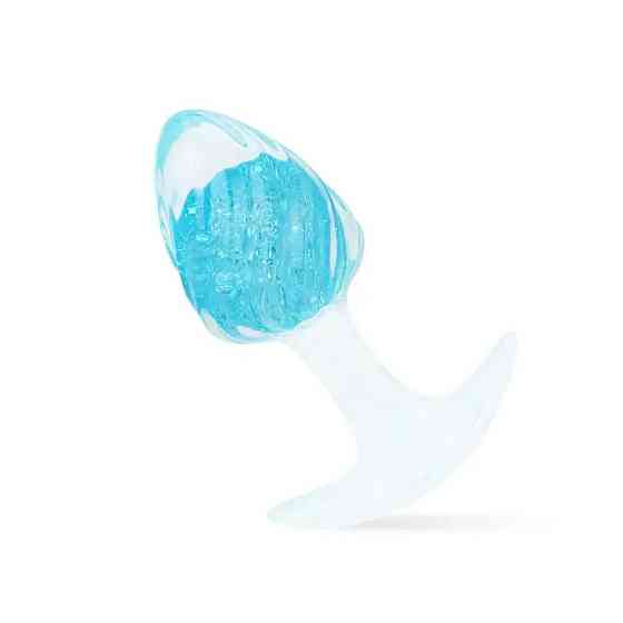 Анальная пробка Liebe Seele Icecream-shaped Crystal Anal Plug - Blue Medium Sex Aura Киев