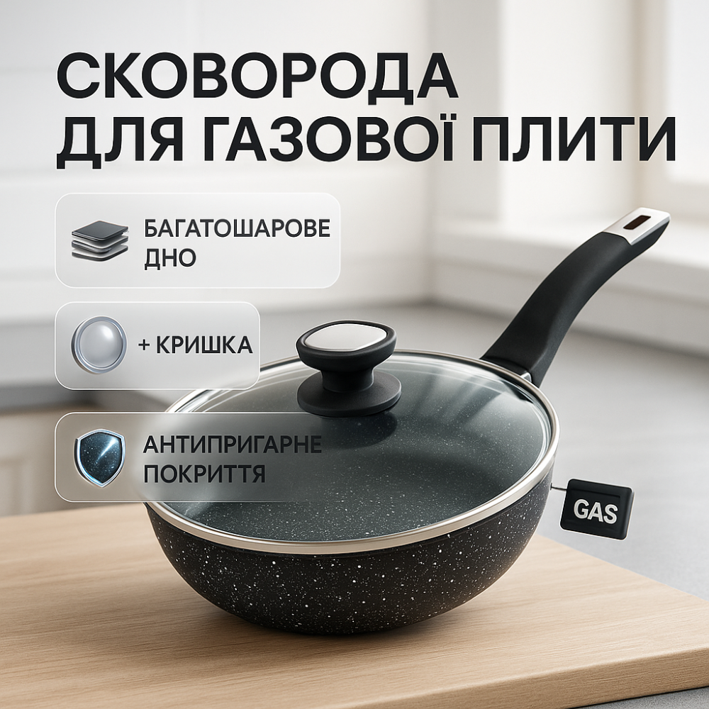 Качественная сковорода для готовки, Сковорода удобная на кухню для запекания в духовке JI-86 Львов - изображение 15