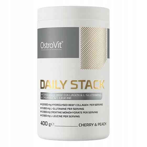 Для суставов и связок Ostrovit Daily Stack 400 g (Вишня та персик) Луцьк