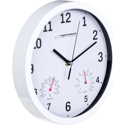 Настінний годинник Esperanza Wall Clock Lyon 25см White (EHC016W) Вінниця - фото 2