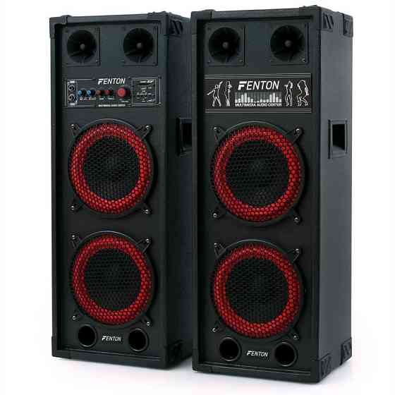 SPB-28 Active Passive Box Set 800 Вт 2x20 см НЧ-динамік USB/SD Bluetooth MP3 (Німеччина, читати опис) Рівне