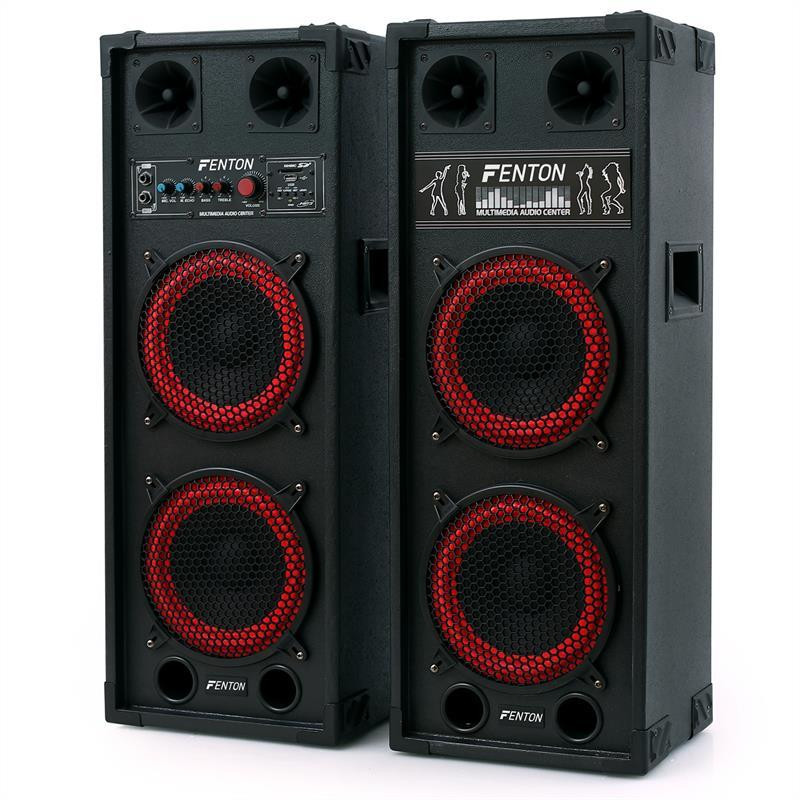 SPB-28 Active Passive Box Set 800 Вт 2x20 см НЧ-динамик USB/SD Bluetooth MP3 (Германия, читать описание) Ровно - изображение 6