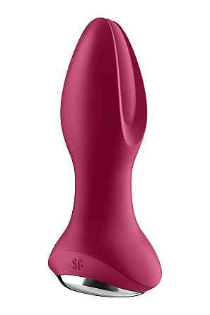 Анальна смарт вібропробка із перлинним масажем Satisfyer Rotator Plug 2+ Violet Sex Aura Київ