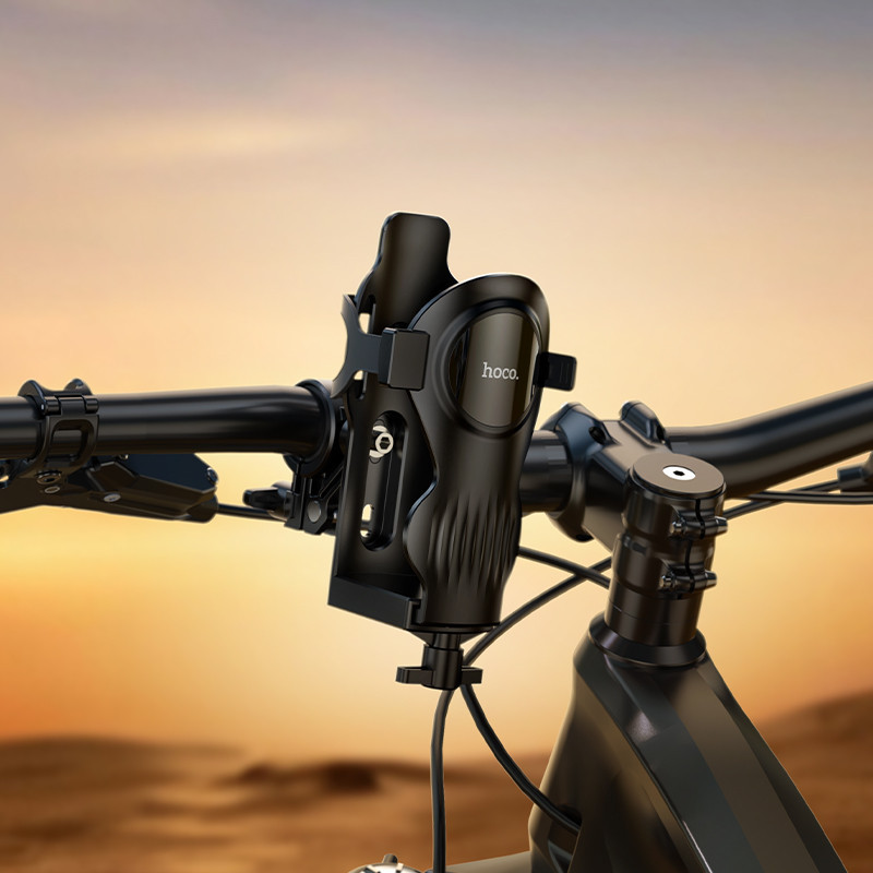 Велотримач для телефона HOCO H94 Feliz cycling water cup holder Black Одеса - фото 8