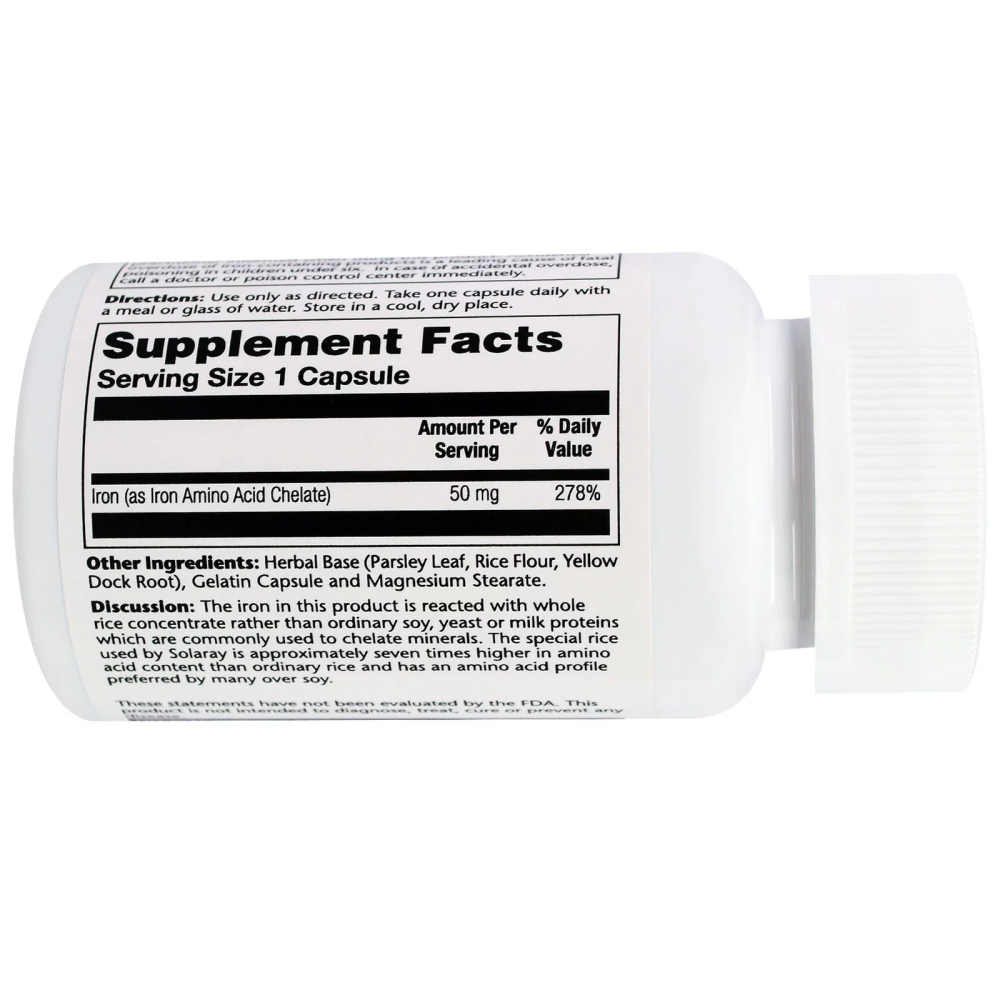 Железо (Iron) 50 мг 60 капсул Київ - фото 2