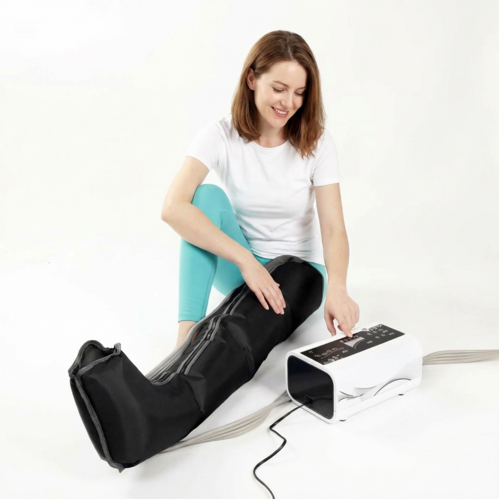 Аппарат для пневматической компрессии ног Doctor Life PT1002 с многокамерными манжетами Днепр - изображение 9