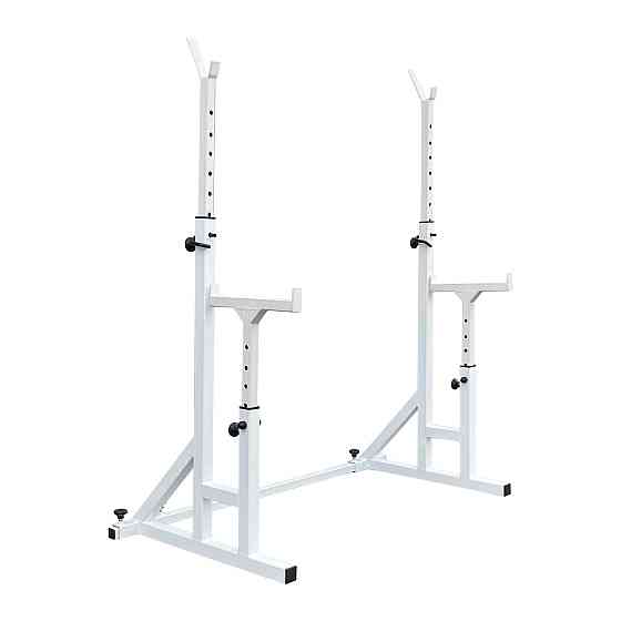 Стійки під штангу 50 на 50 мм зі страхувальними упорами Білий Київ