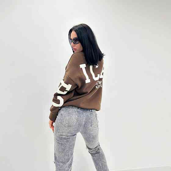 Жіночий утеплений батник "Noise" оптом | Норма і батал Шоколадний, 46-48 Київ