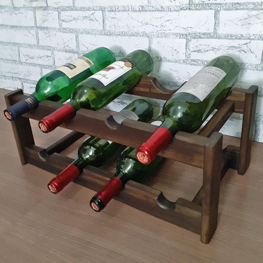 Настільна винна полиця "Рождан" капучино Миколаїв - фото 1