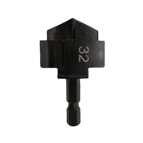 Ступенчатое шестигранное плоское сверло HSS для расширения пластиковых труб PPR, ПВХ, ММР, фитингов Киев - изображение 1