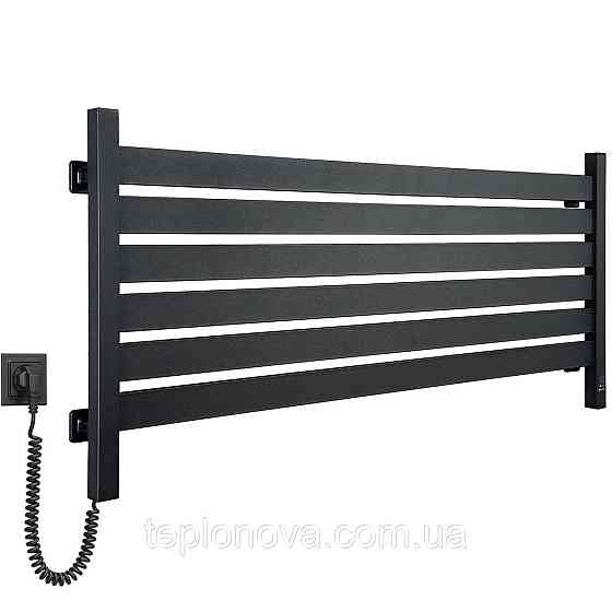 Електрична сушарка для рушників NAVIN Largo 1100х500 Sensor з Wi-Fi, широкий лівобічний, чорний муар Чернівці