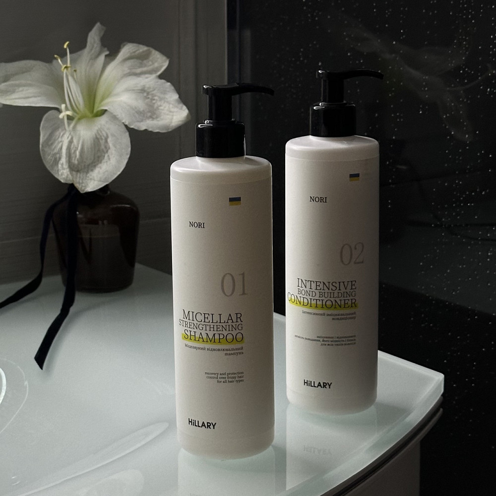 Энзимный пилинг для кожи головы + Набор для всех типов волос Hillary Intensive Nori Building and Strengthening Киев - изображение 10