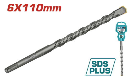 Бур TOTAL TAC310601 SDS plus 6x110мм (7090234) Київ