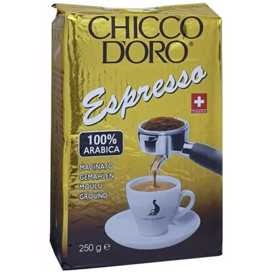 Кофе Chicco D'oro Espresso 100% arabica мелена 250 г Львов
