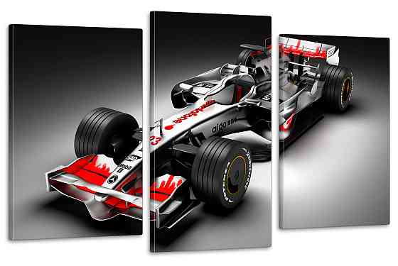 Модульная картина в гостиную / спальню  Спорт машина Art-647_3 Киев