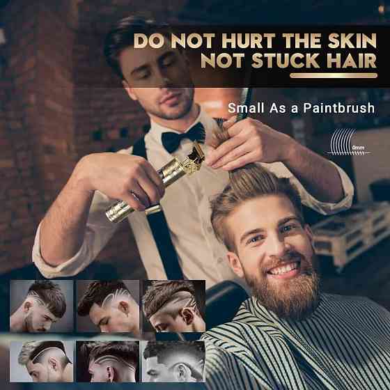 Акумуляторний триммер для стрижки волосся, бороди та вусів. Машинка-триммер Vintage Київ