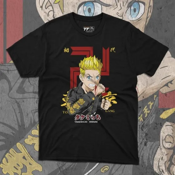 Футболка чоловіча з  принтом Токийские Мстители Такемичи Ханакаге Розмір 48 Дніпро