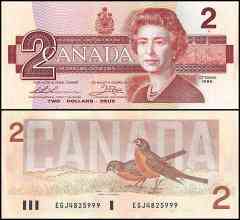 Канада / Canada 2 Dollars 1986 Pick 94b UNC Полтава