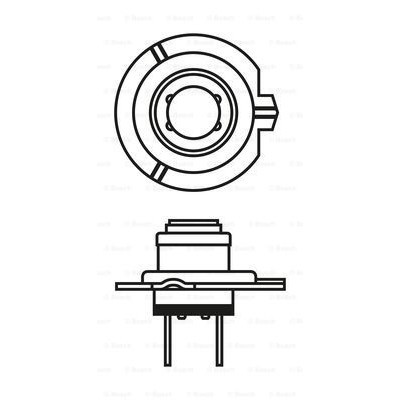 Автолампа Bosch галогенова 55W (1 987 302 071) Вінниця - фото 6