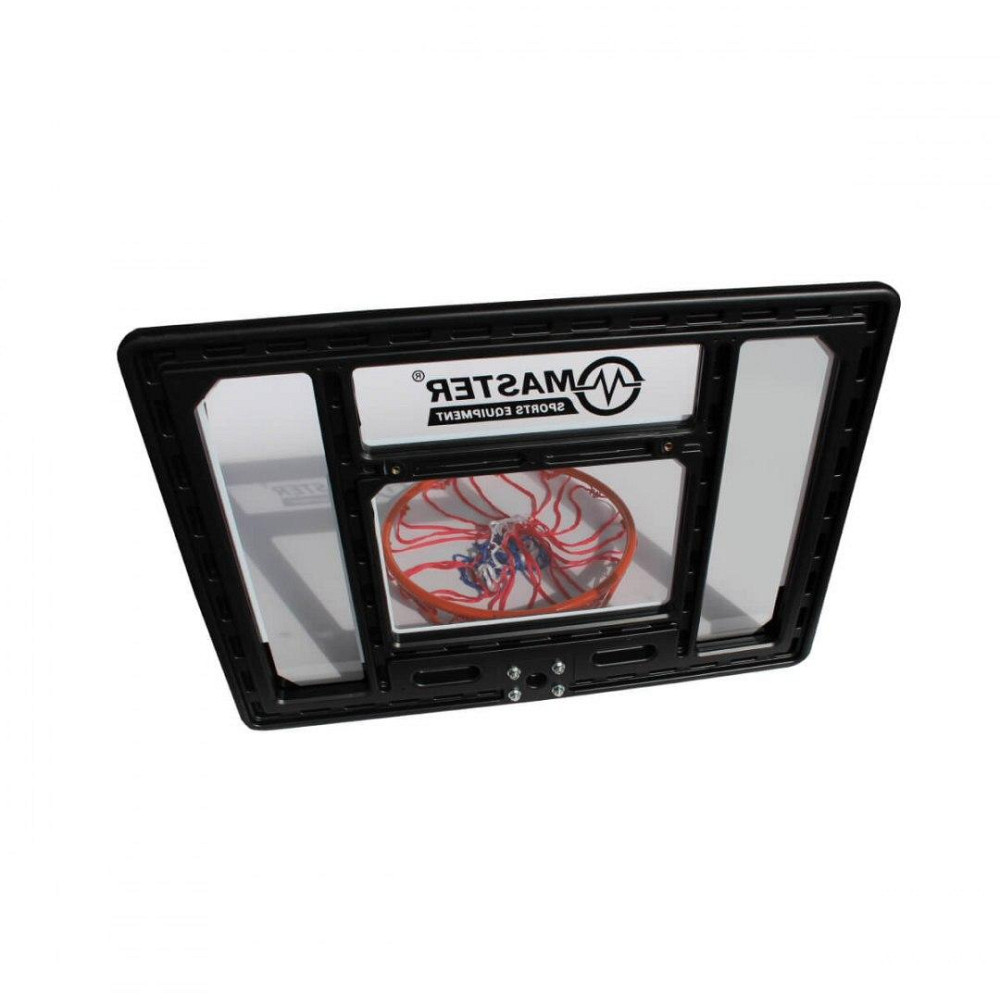 Щит баскетбольний MASTER MASSPSB-37, 80 x 58 см, чоро-білий Київ - фото 3