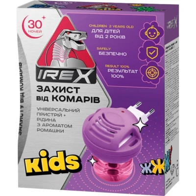 Фумигатор iRex Kids Прибор и жидкость от комаров 30 ночей (4820184442467) Винница - изображение 1