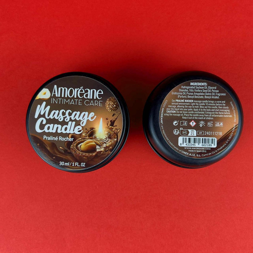 Масажна свічка Swieca Massage Candle Praline Rocher (30ml) Sex Aura Київ - фото 2