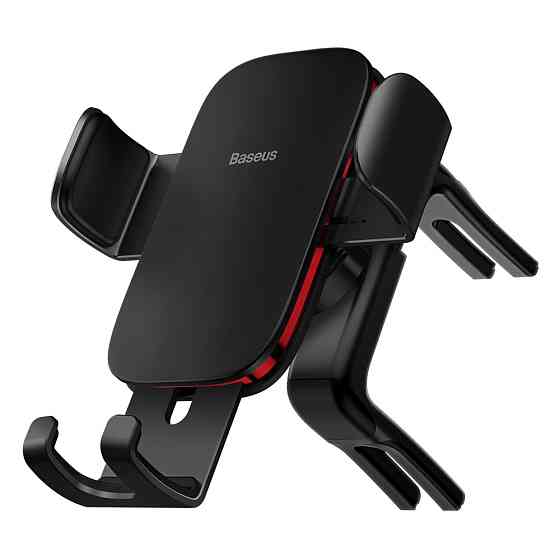 Автотримач для телефону Baseus Metal Age II Gravity Car Mount (Round Air Outlet Version) SUJS030001 (Чорний) Миколаїв