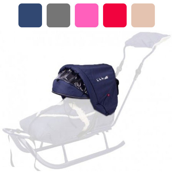 Капюшон для санок Adbor Piccolino на санки Синий Киев - изображение 1