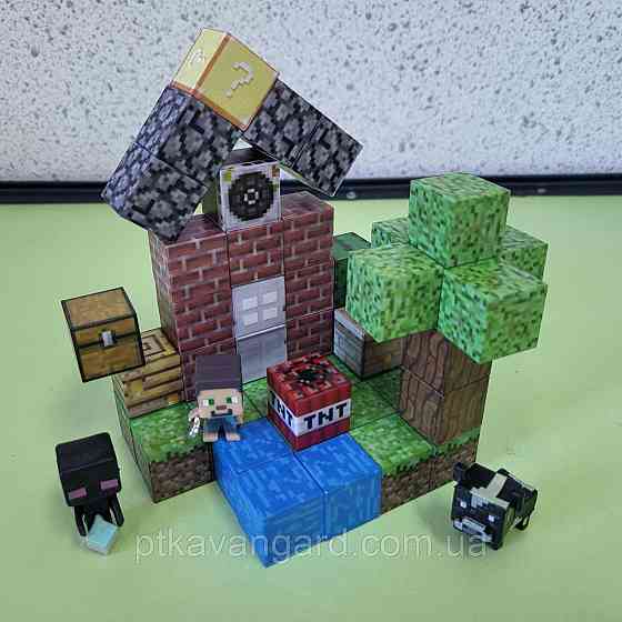 Конструктор магнітний майнкрафт / магнітні блоки 46 шт Dream World LZCK 052 Хмельницький