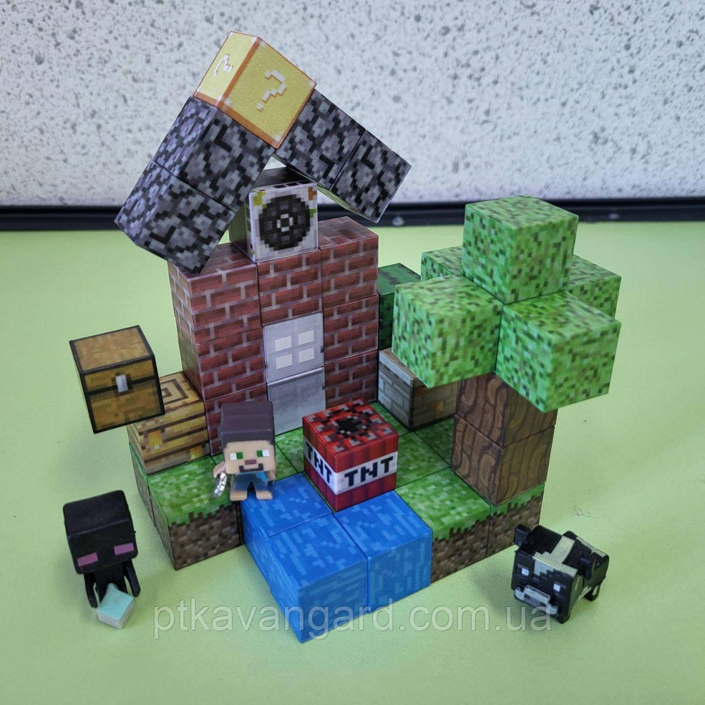 Конструктор магнітний майнкрафт / магнітні блоки 46 шт Dream World LZCK 052 Хмельницький - фото 3