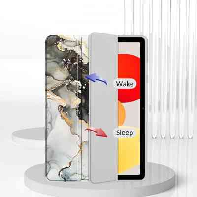 Чехол для планшета BeCover Soft Edge TPU Xiaomi Redmi Pad SE 8.7" Gray Marble (712575) Винница