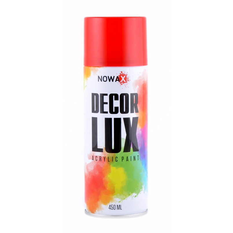 Фарба акрилова Nowax Spray Червоний 450мл Львів - фото 1