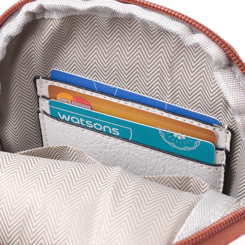 Женская сумка через плечо с отверстием для наушников из экокожи Vintage 22785 Белый Киев - изображение 7